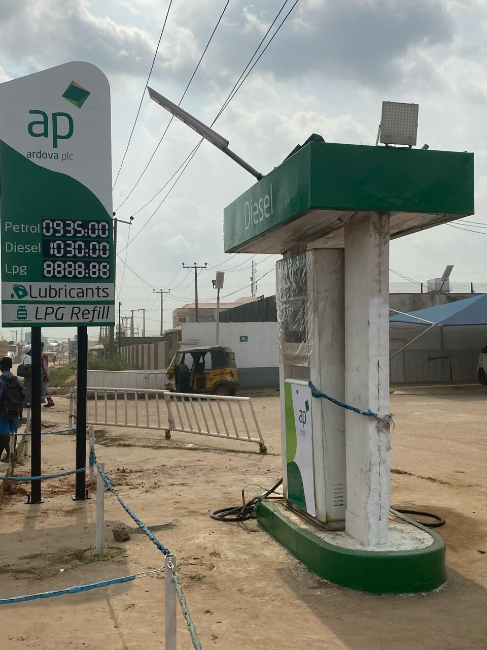 Forecourt Canopy Branding for A.A. Rano
